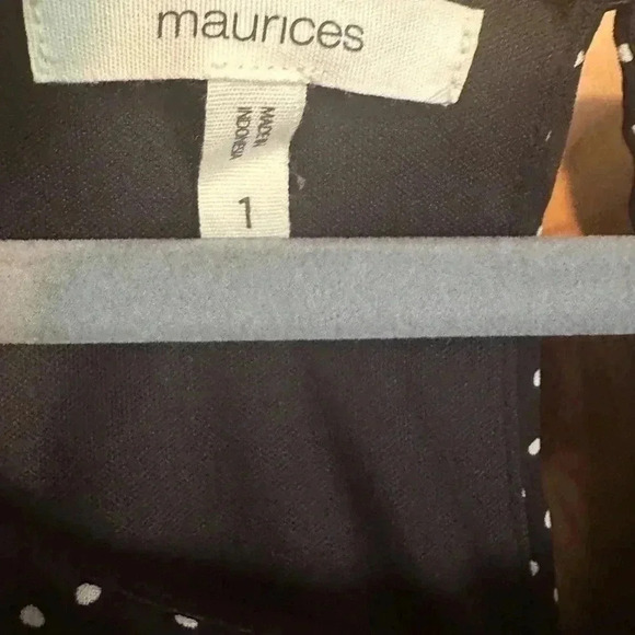 Women’s Black and White‎ Polkadot Dress Size 1 - Picture 5 of 11